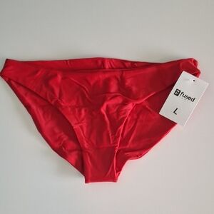 Fused Women's Red Bikini Bottom